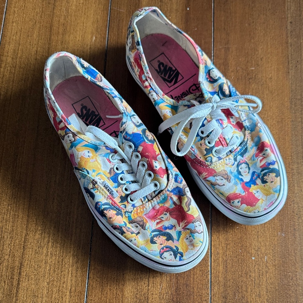 Vans Adult Sneakers with Disney Princess Print